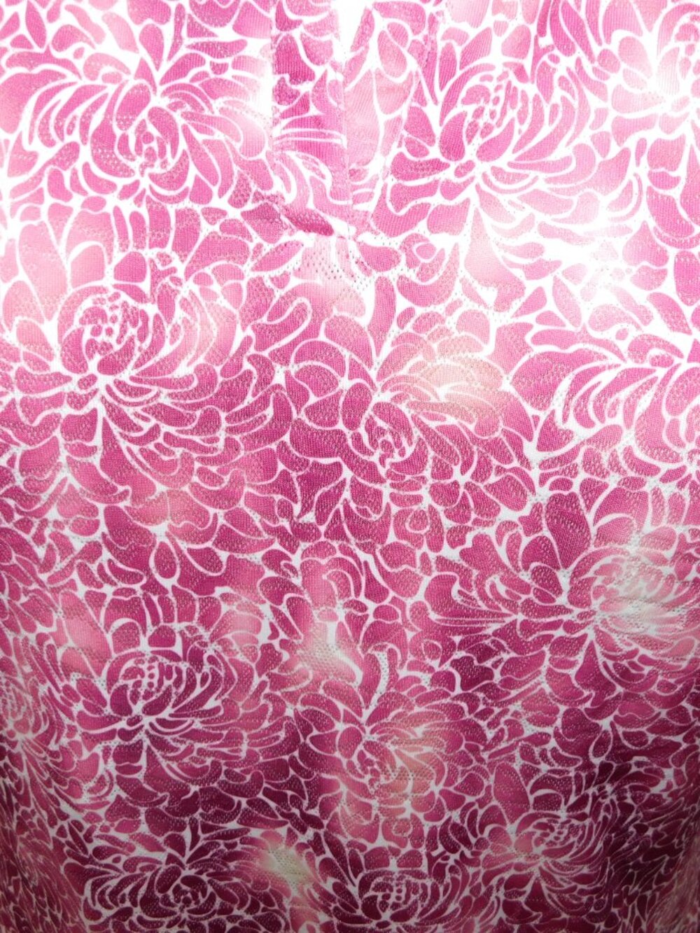 Nancy Lopez Purple White Floral Sleeveless V Neck Golf Polo Shirt Womens M - Picture 6 of 11
